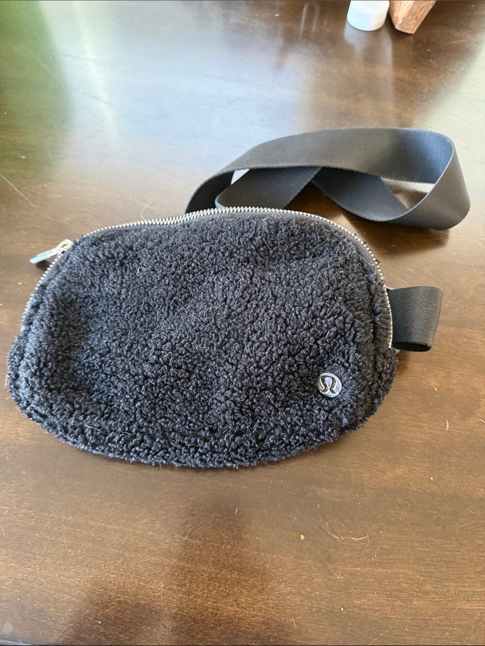 lululemon athletica Black Sherpa Belt Bag
